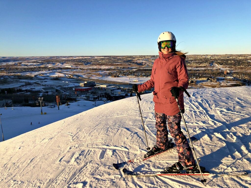 Calgary skiing at WinSport
